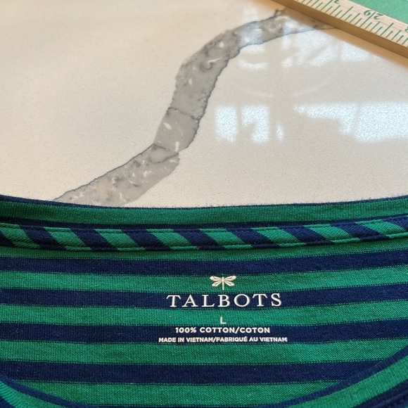 Talbots “Cheers” Long Sleeve Top - Picture 4 of 8
